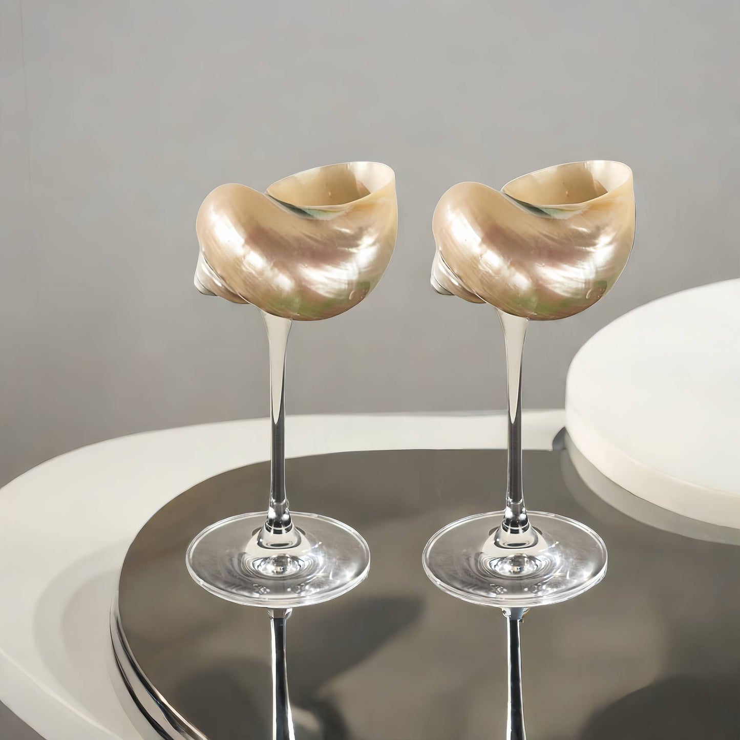 Creative Gifts Natural conch cup Conch glass Suitable for wedding bridesmaids gift Valentine's Day souvenir gift