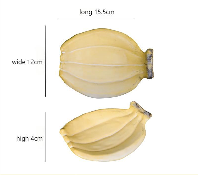 Banana do old series ceramic tableware set household rice bowl soup bowl salad plate breakfast cup